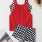 🌊Costume intero a pois due pezzi da donna👙