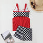 🌊Costume intero a pois due pezzi da donna👙