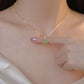 Collana con ciondolo elegante in giada Hetian