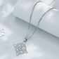 💎Collana con Ciondolo Scintillante per Donna | Nodo Celtico Simbolo di Amore Eterno 💞 | Zircone Cubico Scintillante ✨ | Catena Regolabile 45 + 5 cm 📏 | 12 Mesi e Colori 🎨