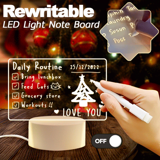 Il regalo perfetto – Un set da disegno riutilizzabile con luce LED
