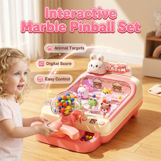 Set Interattivo di Flipper con Biglie per Bambini