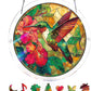 Puzzle acrilico "Tramonto e mare" da appendere alla finestra