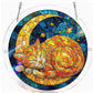 Puzzle acrilico "Tramonto e mare" da appendere alla finestra