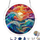 Puzzle acrilico "Tramonto e mare" da appendere alla finestra