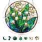 Puzzle acrilico "Tramonto e mare" da appendere alla finestra