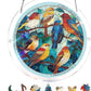 Puzzle acrilico "Tramonto e mare" da appendere alla finestra