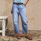 🎁 Nuovi arrivi 2026 – 50% DI SCONTO 💥 Jeans a vita alta e cropped a forma di barile per donna 🥳 IN OFFERTA!!! 🥳