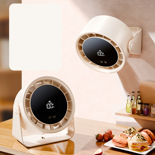 Ventilatore da scrivania USB ricaricabile per camera da letto