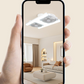 🔥 Offerta a tempo limitato: Moderno ventilatore da soffitto a LED 2 in 1