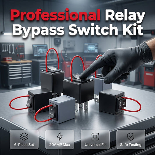 Set tester per relè auto e cavi di bypass