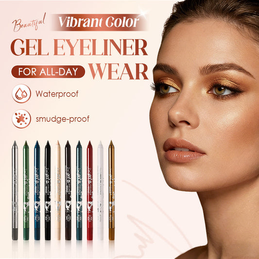 Eyeliner in gel dai colori vivaci, a lunga tenuta