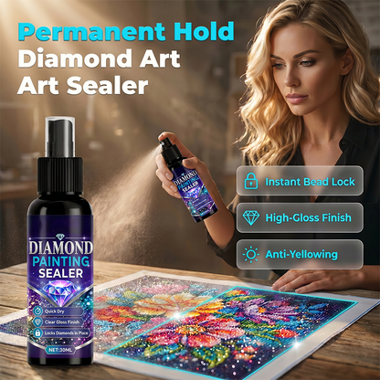 💎✨ Sigillante per diamant painting – fissa le perline, finitura lucida, asciuga rapidamente e dura a lungo.