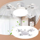 🌀Nuovo ventilatore da soffitto con lampada con attacco E27 – silenzioso ventilatore LED 2 in 1 con telecomando, una combinazione a basso consumo energetico di raffreddamento e illuminazione per la casa e la camera da letto