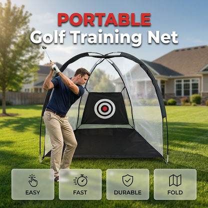 ⛳🎯 Rete da golf con bersaglio – 50% DI SCONTO! Allenati nel tee shot e nella precisione – a casa, in giardino o in movimento. 🔥🏌️‍♂️