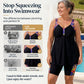 Costume da bagno con top tankini e shorts da donna – modellante per la pancia, shorts a pantaloncino, supporto ✨