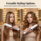 Piastra per capelli 2-in-1 per lisciare e arricciare con trattamento agli ioni negativi