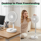 🌬️❄️Ventilatore a pavimento telescopico portatile multifunzione – Rimani fresco ovunque✨