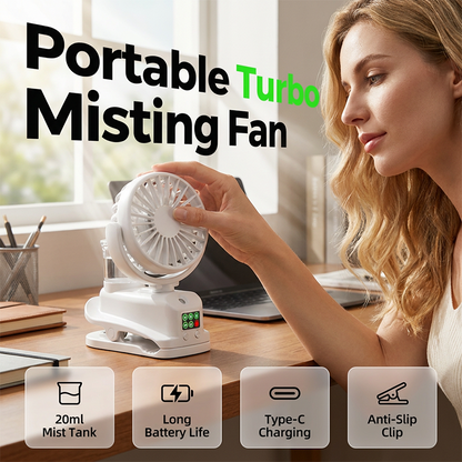 Ventilatore rinfrescante personale ricaricabile tramite USB