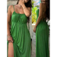 👗 OFFERTA A TEMPO LIMITATO -50%! ✨ Abito da donna con laccio e bretelline – Vestibilità morbida, traspirante, perfetto per la vacanza 🌸