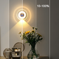 Luce notturna intelligente a LED con orologio e sensore di movimento