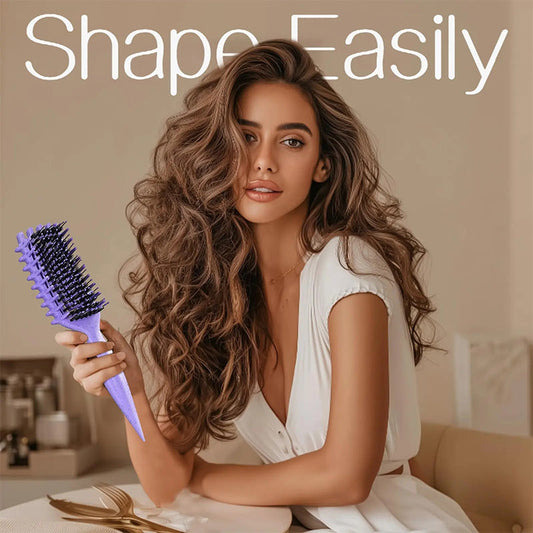 Spazzola districante ventilata per capelli ricci