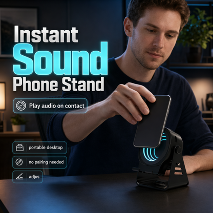 Supporto altoparlante a induzione wireless