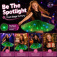 🏆 Ultimo giorno 50% DI SCONTO!🎁Gonna tutù con paillettes LED a rete stellare per bambine e adulti