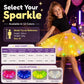 🏆 Ultimo giorno 50% DI SCONTO!🎁Gonna tutù con paillettes LED a rete stellare per bambine e adulti