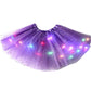 🏆 Ultimo giorno 50% DI SCONTO!🎁Gonna tutù con paillettes LED a rete stellare per bambine e adulti