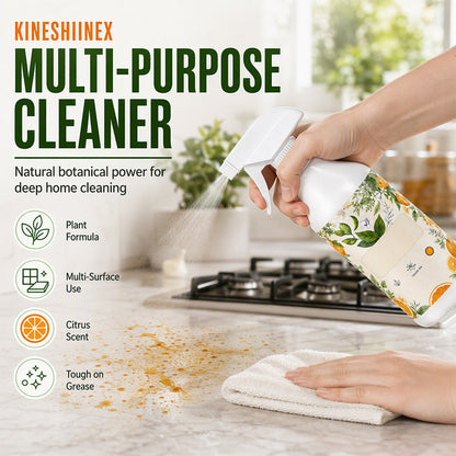 🧴 Spray Detergente Multiuso a Base Vegetale – Sgrassante Potente, Anti-Calcare, Senza Fumi Aggressivi – Cucina, Bagno & Superfici 🏠