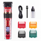 ✂️🐾 Tosatrice Silenziosa per Cani e Gatti – Lame Titanio-Ceramica, Batteria 1200mAh, Display LED, 3 Velocità – 4 Colori, Senza Fili 🐶🐱