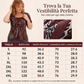 T-shirt da donna finto due pezzi con stampa leopardata e anello a O