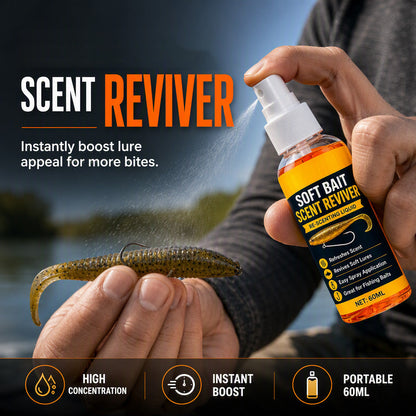 🎣50% DI SCONTO ORA! Spray potenziatore di profumo per esche morbide – concentrazione elevata, rivitalizzante per esche da pesca, spray attrattivo istantaneo portatile per esche morbide in acqua dolce e salata