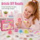 🔥🧁 50% DI SCONTO! 🐾 Kit squishy fai-da-te per bambini – Gelato fritto da modellare con design zampa di gatto! ✨🎨