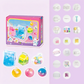 🔥🧁 50% DI SCONTO! 🐾 Kit squishy fai-da-te per bambini – Gelato fritto da modellare con design zampa di gatto! ✨🎨