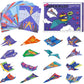 🎁🎄🛩️Set creativo fai-da-te per costruire aeroplani di carta per bambini✨