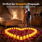 Candele LED senza fiamma con effetto fiamma tremolante calda