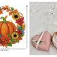 🍂 Corona autunnale con zucca a motivo di diamanti da appendere – Kit DIY completo