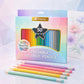 ✏️ 50% DI SCONTO ORA! Matita colorata triangolare cancellabile da 50 colori con punta in gomma, set di matite artistiche pastello, matite da disegno non tossiche per bambini, schizzi, journaling e materiale artistico scolastico
