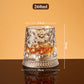 🥃 Bicchiere da whisky rotante a 360° – Base girevole fluida, vetro cristallino, fondo pesante per degustazioni equilibrate ✨