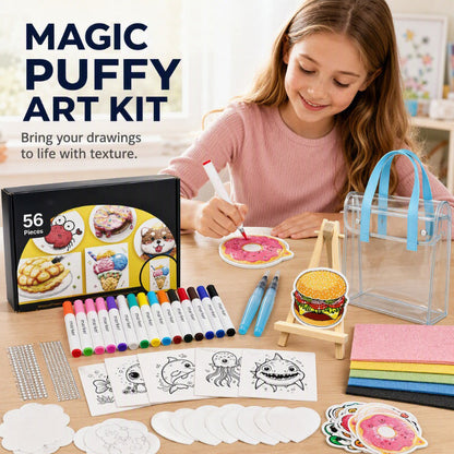 Kit di pittura a schiuma puffoso per bambini