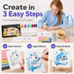 Kit di pittura a schiuma puffoso per bambini