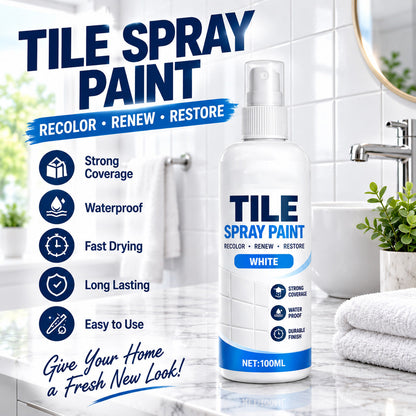 🔥 OFFERTA CALDA 2026 🎨 Vernice spray rinnova piastrelle – ricolora e rinfresca – 50% DI SCONTO!!!