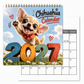 🎄🎁 Saldi di Natale 🐕 Calendario da parete Chihuahua 12 mesi