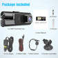 🚗 Dash cam con tripla telecamera: 1080P Full HD, anteriore/interna/posteriore, visione notturna, G-sensor, modalità parcheggio