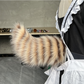 Coda animata in peluche per auto con telecomando e ricarica USB-C