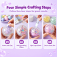 🎨 Kit Fai-da-Te Palline Antistress Squishy in Argilla 🔮 | Gusci Elastici Anti-Scoppio e Ritorno Lento ✨ | Giocattolo Creativo Sensoriale per Bambini e Ragazzi 👐🌈